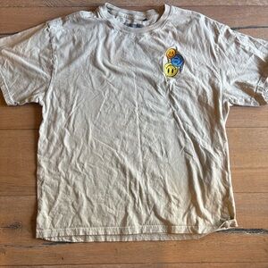 Denim Civilization Men’s XL Tan Short Sleeve Tee Casual Shirt